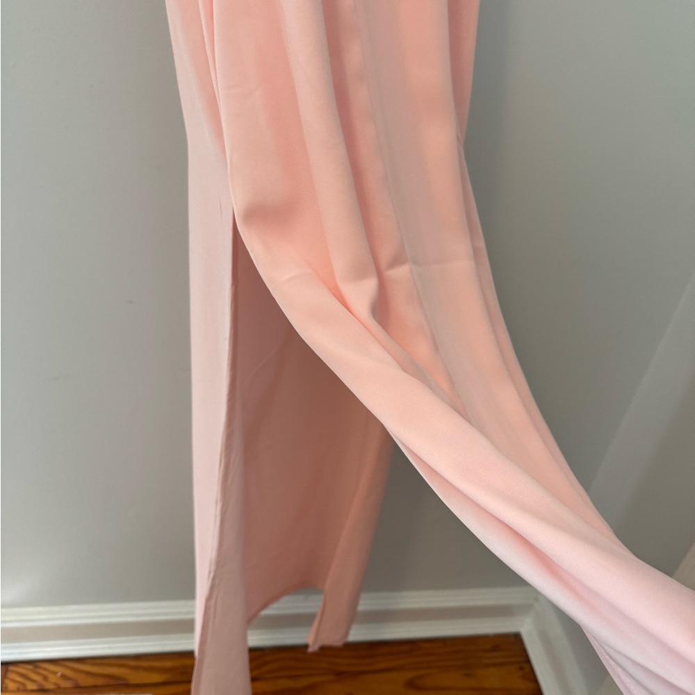 NWT Superdown X Revolve Addison Maxi Dress in Blush Pink - XS - Picture 9 of 13